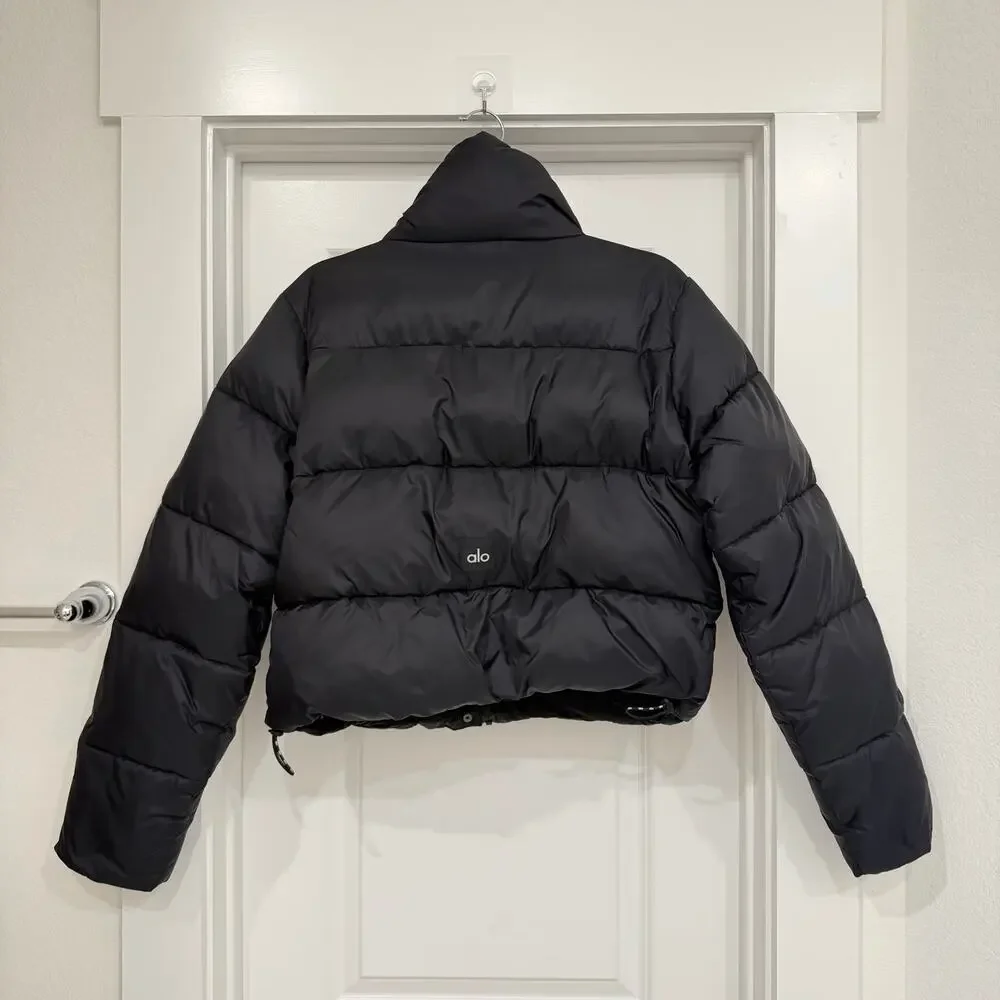 Alo Yoga Gold Rush Puffer in Black Size Medium - Picture 4 of 9
